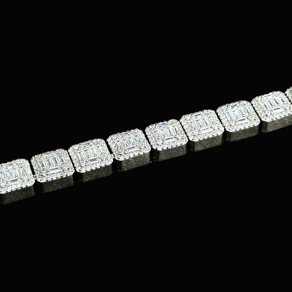 Cluster Tennis Bracelet
