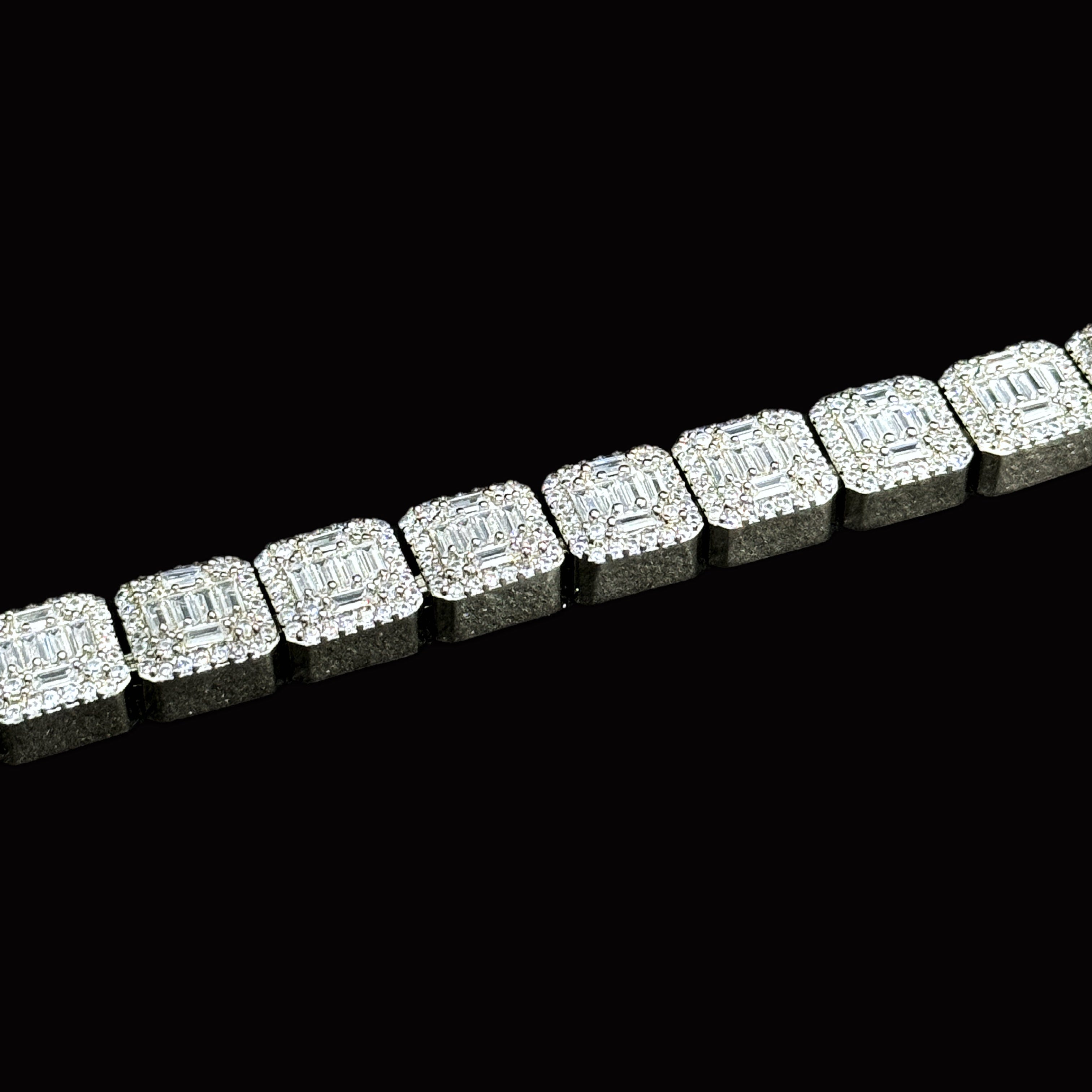 Cluster Tennis Bracelet