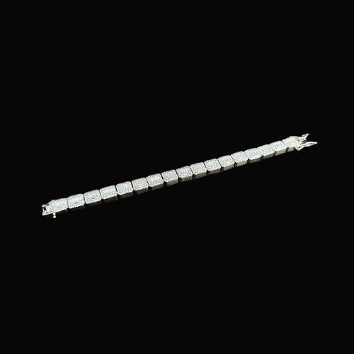 Cluster Tennis Bracelet