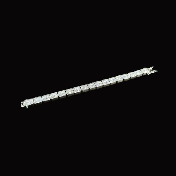 Cluster Tennis Bracelet